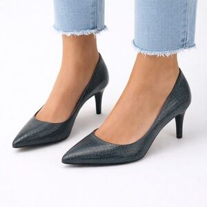 [Talbots] Dark Gray Pointed Toe Heels